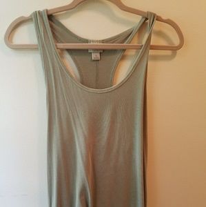Mossimo flowey green racer back tank